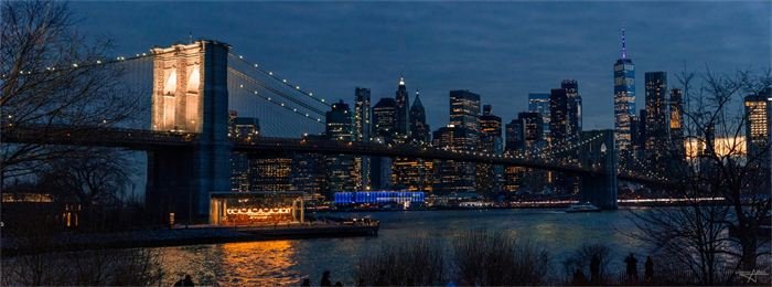 Panorama de Manhattan depuis Brooklyn