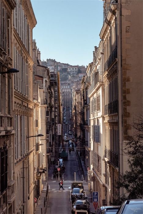 Rue étroite de Marseille